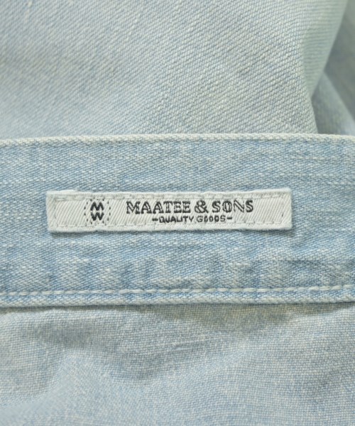 MAATEE&SONS（マーティーアンドサンズ）デニムパンツ 青 サイズ:1(S位) メンズ/2200663077359