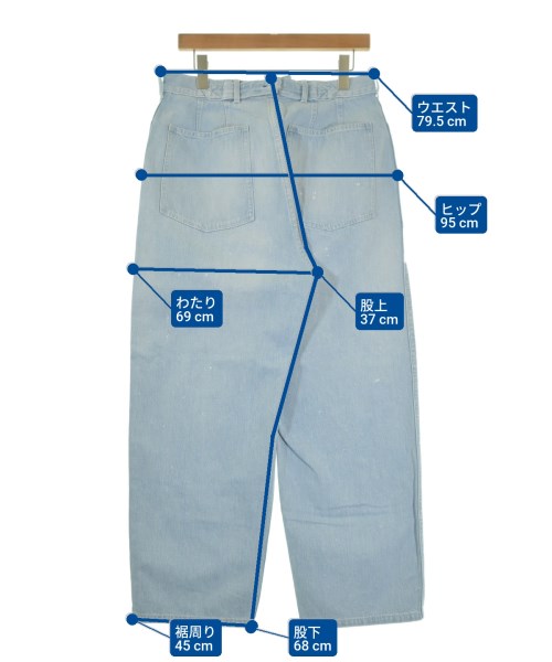MAATEE&SONS（マーティーアンドサンズ）デニムパンツ 青 サイズ:1(S位) メンズ/2200663077359