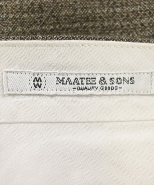 MAATEE&SONS（マーティーアンドサンズ）スラックス カーキ サイズ:2(M位) メンズ/2200733950049