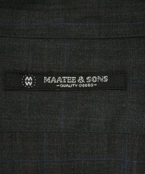 MAATEE&SONS（マーティーアンドサンズ）カジュアルシャツ グレー サイズ:3(L位) メンズ/2200733950131