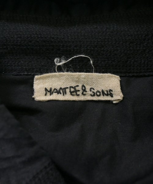 MAATEE&SONS（マーティーアンドサンズ）カジュアルシャツ 黒 サイズ:1(S位) メンズ/2200719224072