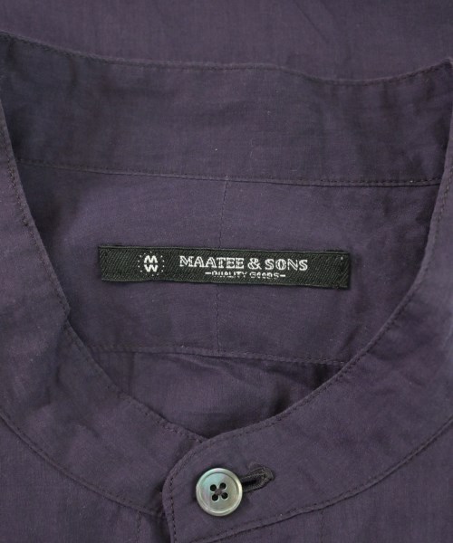 MAATEE&SONS（マーティーアンドサンズ）カジュアルシャツ 紫 サイズ:-(XL位) メンズ/2200721906010