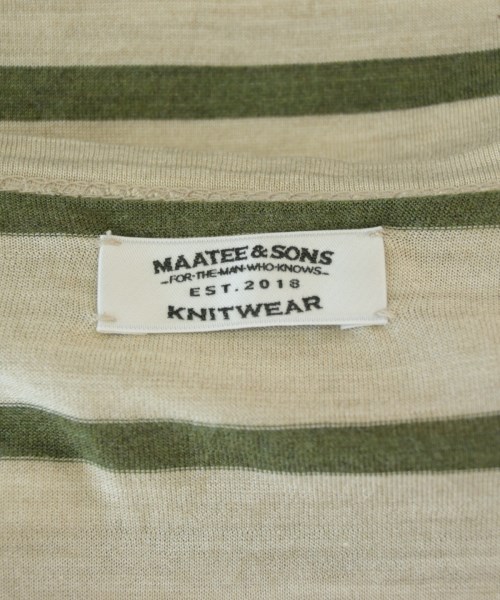 MAATEE&SONS（マーティーアンドサンズ）Tシャツ・カットソー ベージュ サイズ:-(L位) メンズ/2200721906058