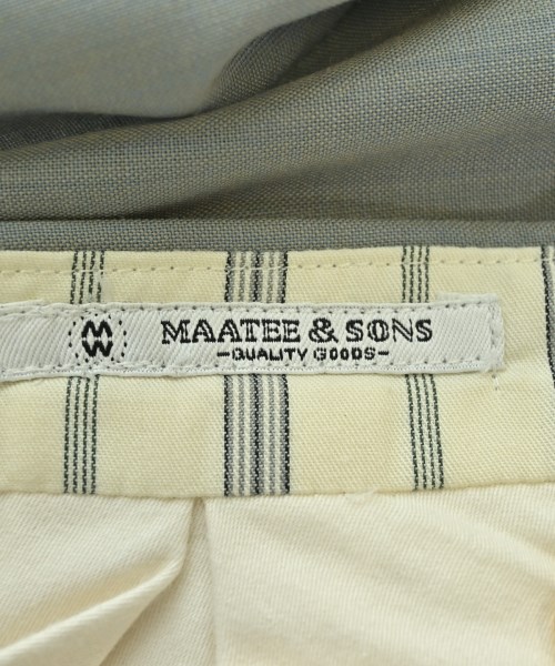 MAATEE&SONS（マーティーアンドサンズ）スラックス グレー サイズ:1(S位) メンズ/2200729095037