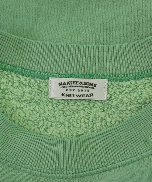 MAATEE&SONS（マーティーアンドサンズ）スウェット 緑 サイズ:2(M位) メンズ/2200683252071