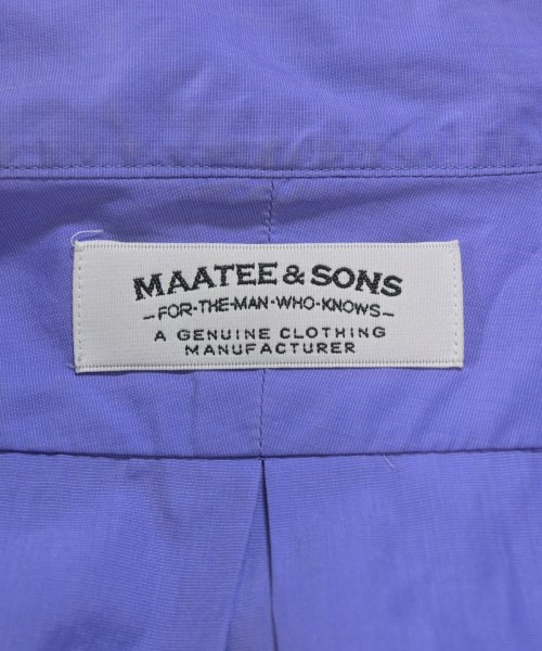 MAATEE&SONS（マーティーアンドサンズ）カジュアルシャツ 紫 サイズ:-(XL位) メンズ/2200687154012
