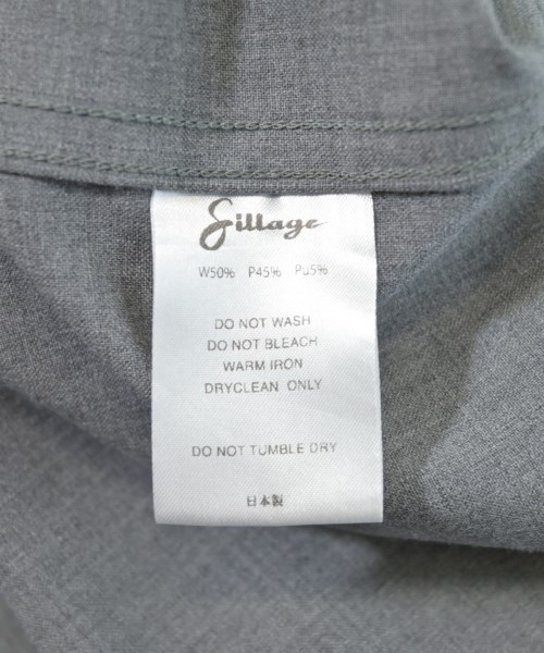 Sillage（シアージ）カジュアルシャツ グレー サイズ:F メンズ/2200618874040