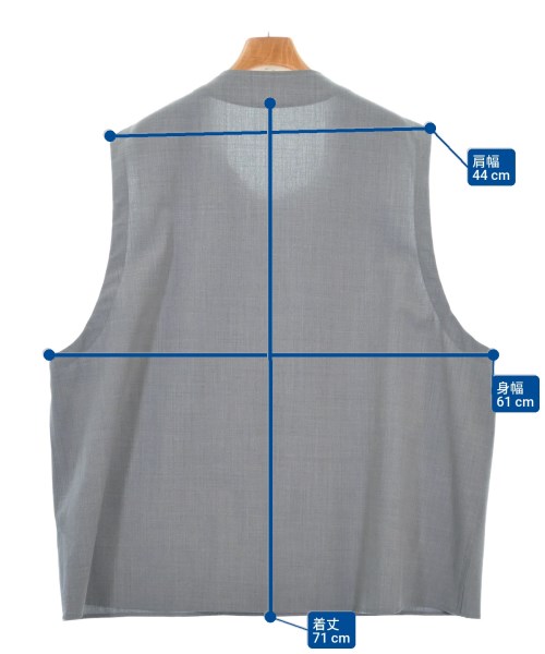 Sillage（シアージ）カジュアルシャツ グレー サイズ:F メンズ/2200618874040