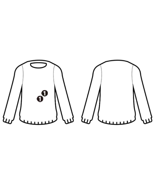 CAST:（キャスト：）ニット・セーター 白 サイズ:M レディース/2200617837053