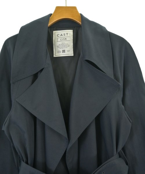 CAST:（キャスト：）トレンチコート 紺 サイズ:M レディース/2200679353010