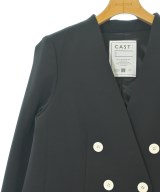 CAST:（キャスト：）ノーカラージャケット 黒 サイズ:S レディース/2200699493017