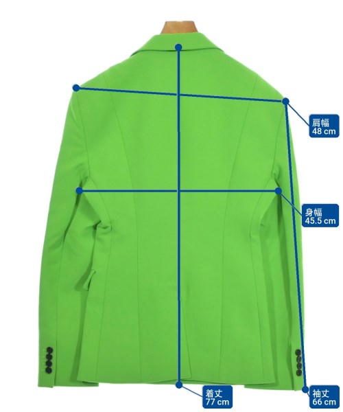 KWAIDAN EDITIONS（カイダンエディションズ）テーラードジャケット 緑 サイズ:36(XS位) レディース/2200644151030