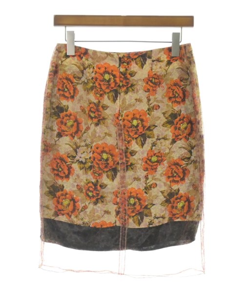 KWAIDAN EDITIONS（カイダンエディションズ）ひざ丈スカート オレンジ サイズ:36(XS位) レディース/2200675835213