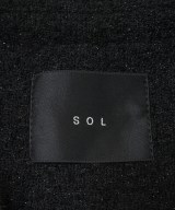 SOL（ソル）ノーカラージャケット 黒 サイズ:F レディース/2200691759012