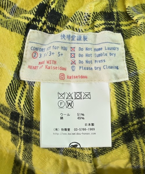 快晴堂（カイセイドウ）その他 黄 サイズ:2(M位) レディース/2200632973019