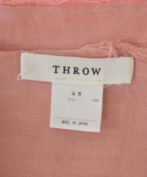 THROW（スロー）マフラー ピンク サイズ:- レディース/2200696834301