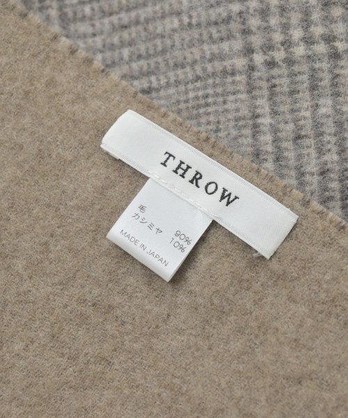 THROW（スロー）マフラー グレー サイズ:- レディース/2200657935344