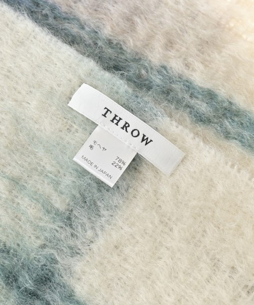 THROW（スロー）マフラー 白 サイズ:- レディース/2200650854062