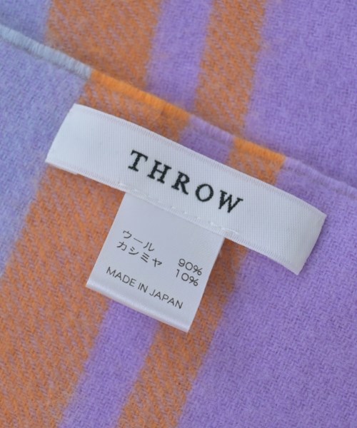 THROW（スロー）ストール 紫 サイズ:- レディース/2200667675049