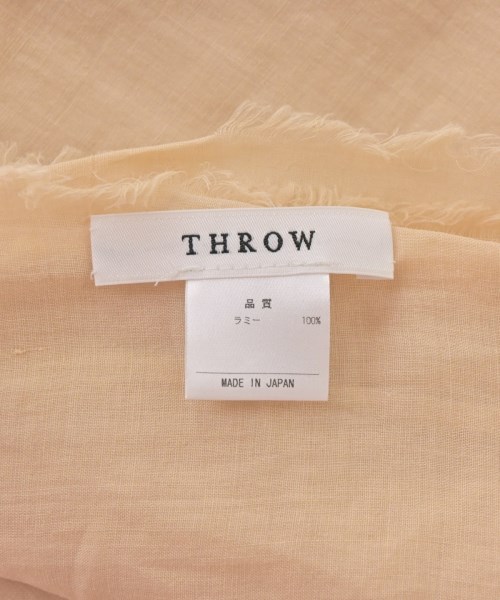 THROW（スロー）ストール ベージュ サイズ:- レディース/2200721854083