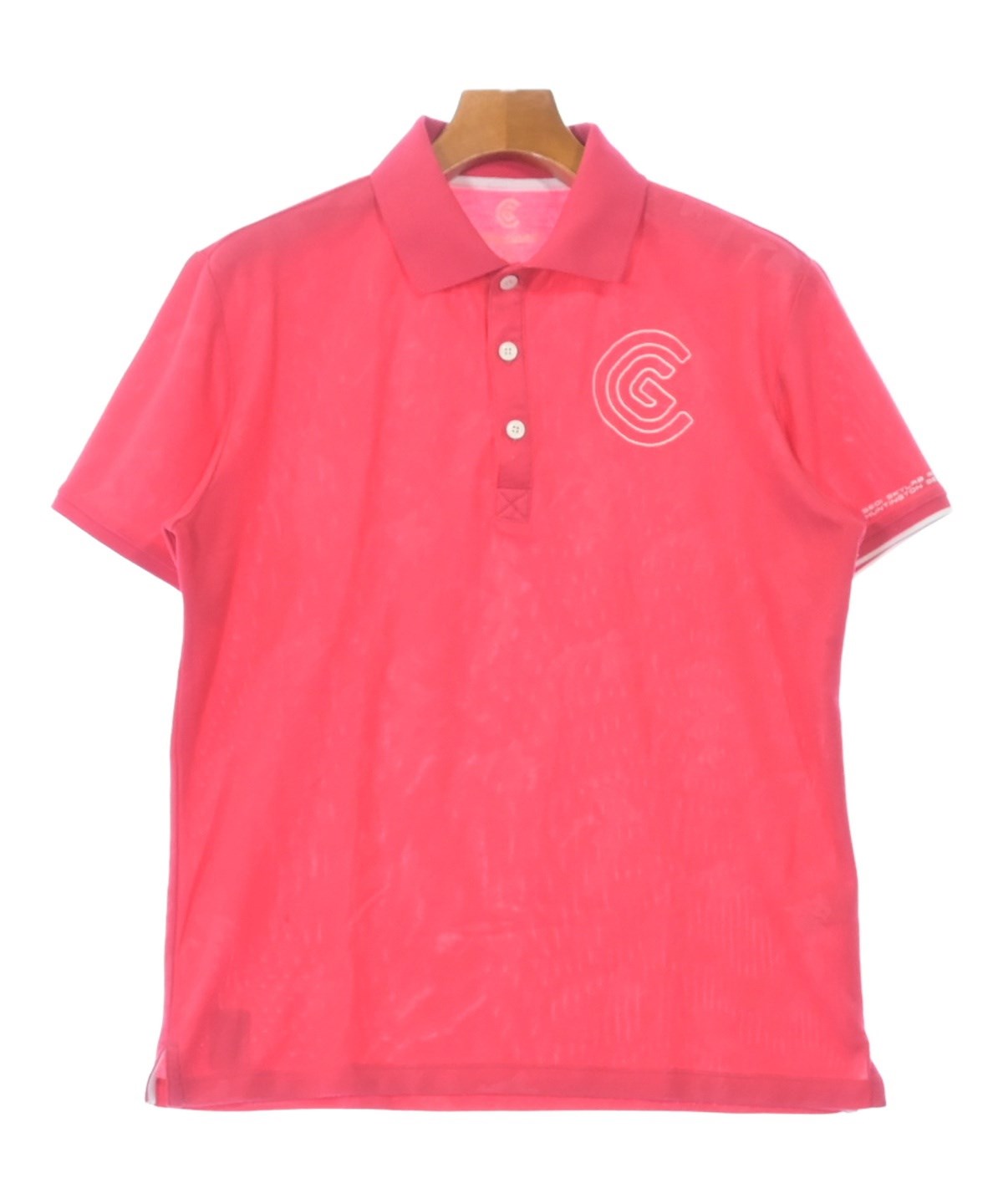 Cleveland（クリーブランド）ポロシャツ ピンク サイズ:L メンズ