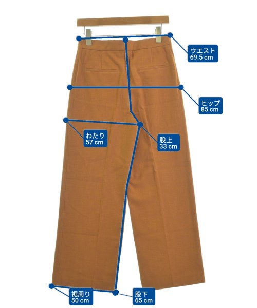 Sezane（セザンヌ）スラックス 茶 サイズ:38(M位) レディース/2200610197062