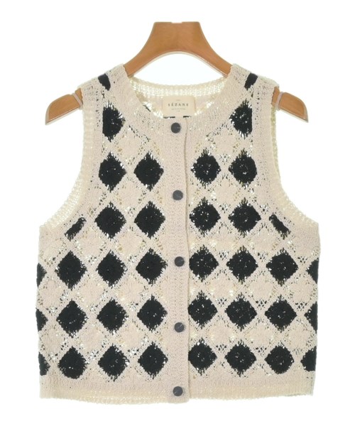 Sezane(セザンヌ)ベスト/ノースリーブ ベージュ サイズ:S/2200593468036