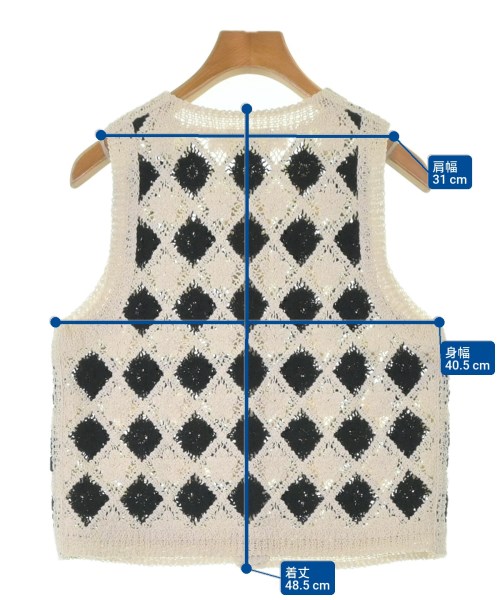 Sezane（セザンヌ）ベスト/ノースリーブ ベージュ サイズ:S レディース/2200593468036