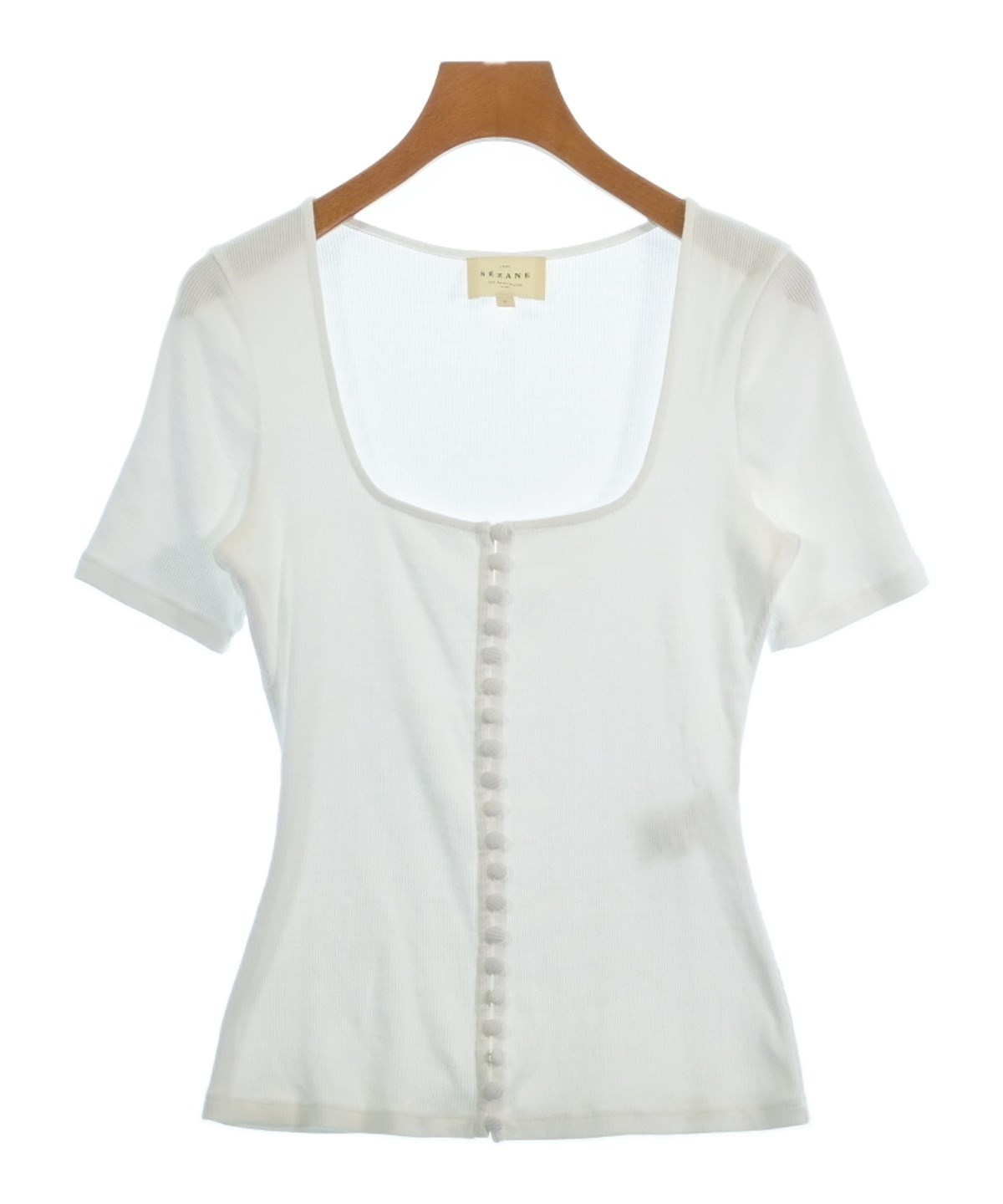 Sezane（セザンヌ）Tシャツ・カットソー 白 サイズ:S レディース