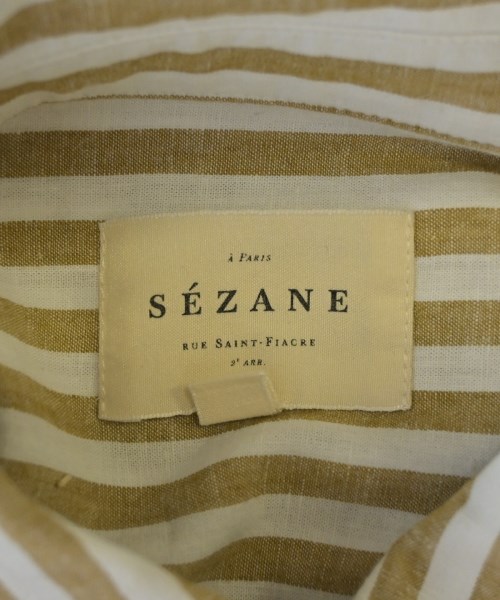 Sezane（セザンヌ）カジュアルシャツ 茶 サイズ:36(S位) レディース/2200670527052