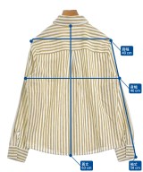 Sezane（セザンヌ）カジュアルシャツ 茶 サイズ:36(S位) レディース/2200670527052