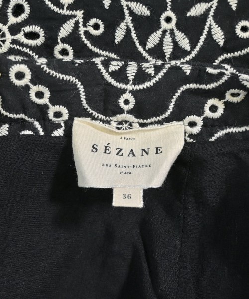 Sezane（セザンヌ）ひざ丈スカート 黒 サイズ:36(S位) レディース/2200670527069
