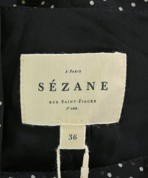 Sezane（セザンヌ）ワンピース 黒 サイズ:36(S位) レディース/2200710893062