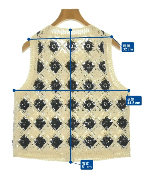 Sezane（セザンヌ）ベスト 白 サイズ:S レディース/2200711845190