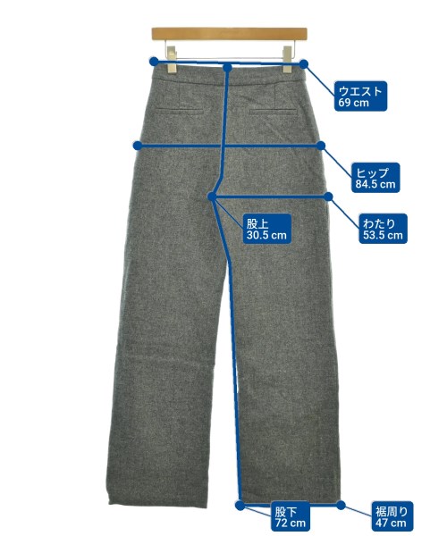 Sezane（セザンヌ）スラックス グレー サイズ:36(S位) レディース/2200682210089