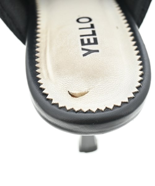 YELLO（イエロ）サンダル 黒 サイズ:L(24.5cm位) レディース/2200635770226