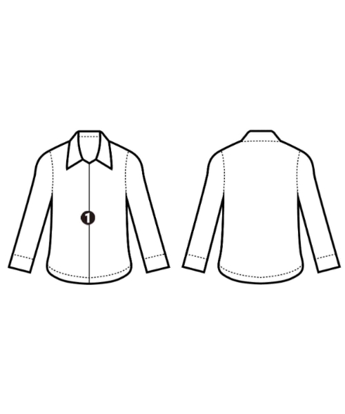 mister it.（ミスターイット）ブラウス 白 サイズ:38(M位) レディース/2200644747493