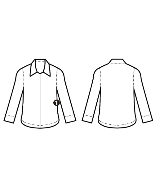 mister it.（ミスターイット）カジュアルシャツ 黒 サイズ:F レディース/2200655877011