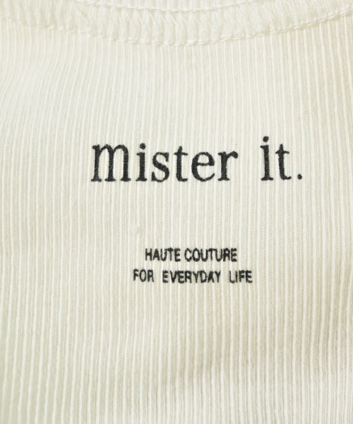 mister it.（ミスターイット）タンクトップ 白 サイズ:F レディース/2200700388080