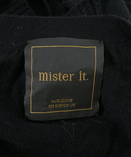 mister it.（ミスターイット）カーディガン 黒 サイズ:F レディース/2200700388103