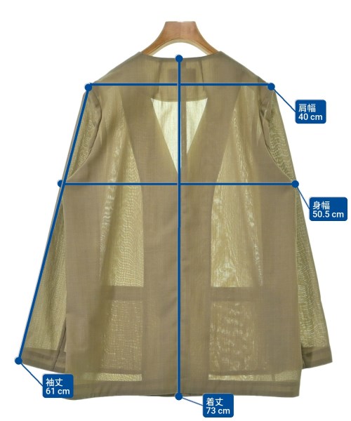 Wai（ワイ）カジュアルジャケット ベージュ サイズ:38(M位) レディース/2200659000033