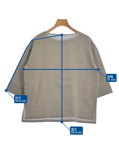 EKAL（エカル）ブラウス グレー サイズ:ONE レディース/2200628137067