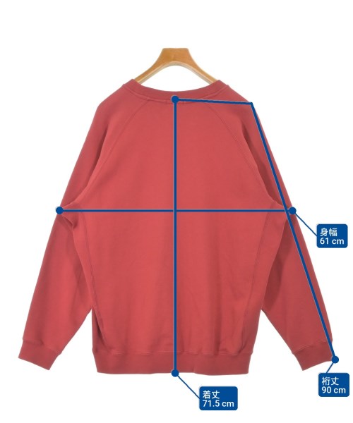 EKAL（エカル）スウェット 赤 サイズ:M メンズ/2200640345020