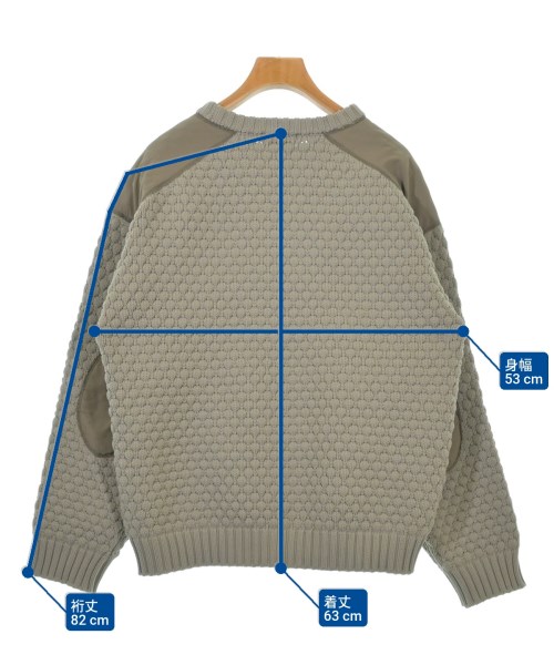 EKAL（エカル）ニット・セーター カーキ サイズ:ONE レディース/2200606701013