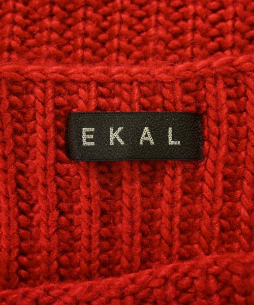 EKAL（エカル）ニット・セーター 赤 サイズ:ONE レディース/2200676024012
