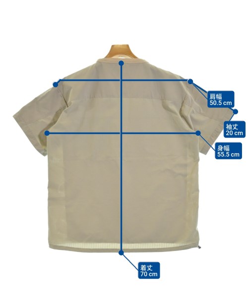 EKAL（エカル）カジュアルシャツ ベージュ サイズ:M メンズ/2200648868095