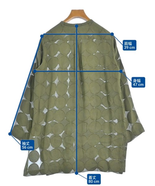 nuno（ヌノ）カジュアルシャツ カーキ サイズ:F レディース/2200613765084