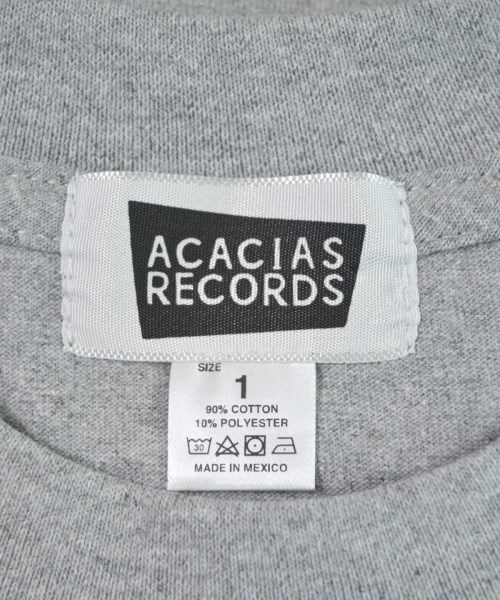 ACACIAS RECORDS（アカシア レコード）Tシャツ・カットソー グレー サイズ:1(S位) メンズ/2200643673090