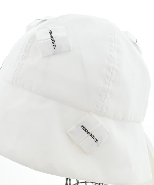 PERMINUTE（パーミニット）ハット 白 サイズ:- レディース/2200632914081
