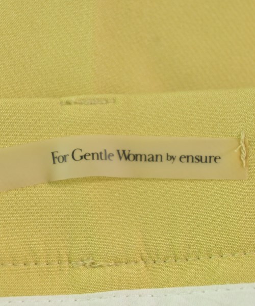 For Gentle Woman by ensure（フォージェントルウーマンバイインシュア）スラックス 黄 サイズ:M レディース/2200651429023
